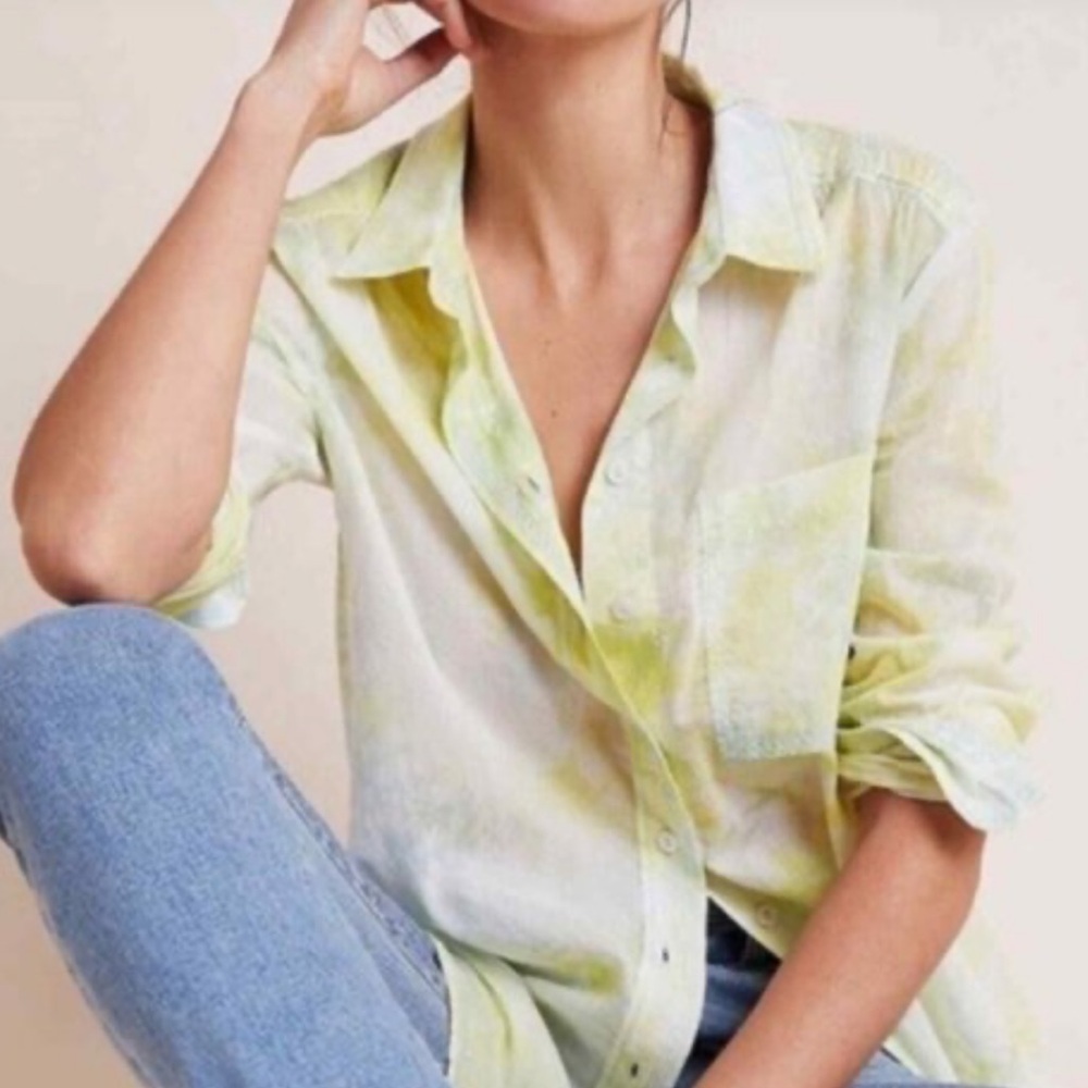 Anthropologie Button Up